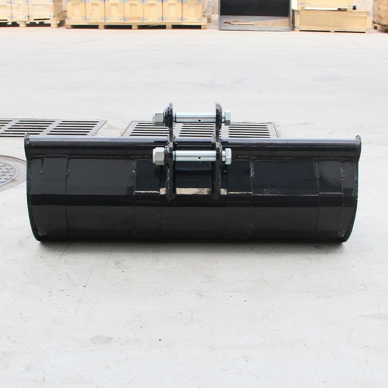 FREE SHIPPING 800mm Plain Flat Bucket Attachment For 0.8-1.5 Ton Mini Excavator