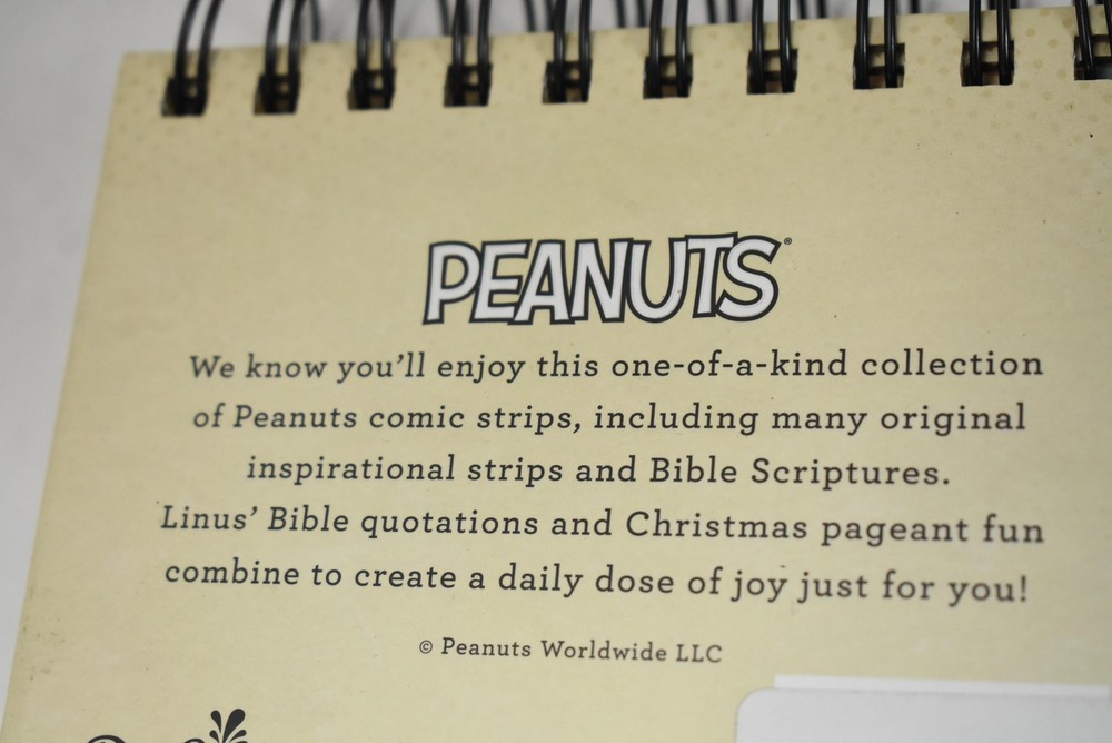 DaySpring Peanuts Snoopy Smiles Blessings Note Pad Comic Strips Fun & Curiosity
