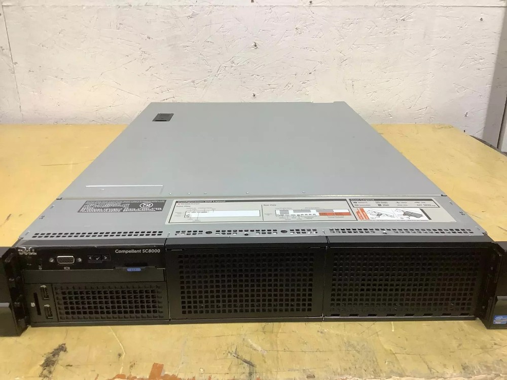 Dell Compellent SC8000 Storage Center Controller - Read Desc for Items Included