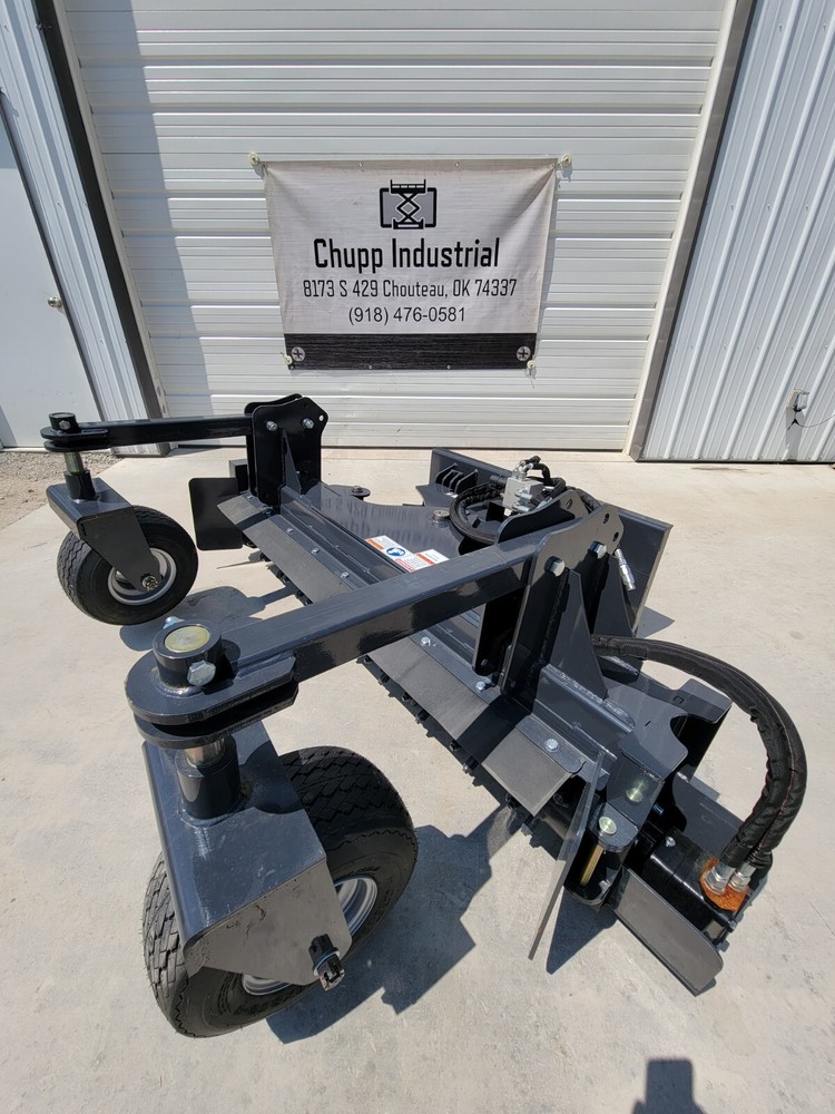 Skid Steer Attachment Soil Conditioner Harley Power Rake Hydraulic