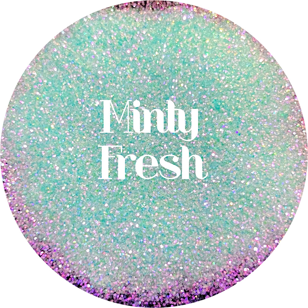 Premium Polyester Glitter - Mint Iridescent