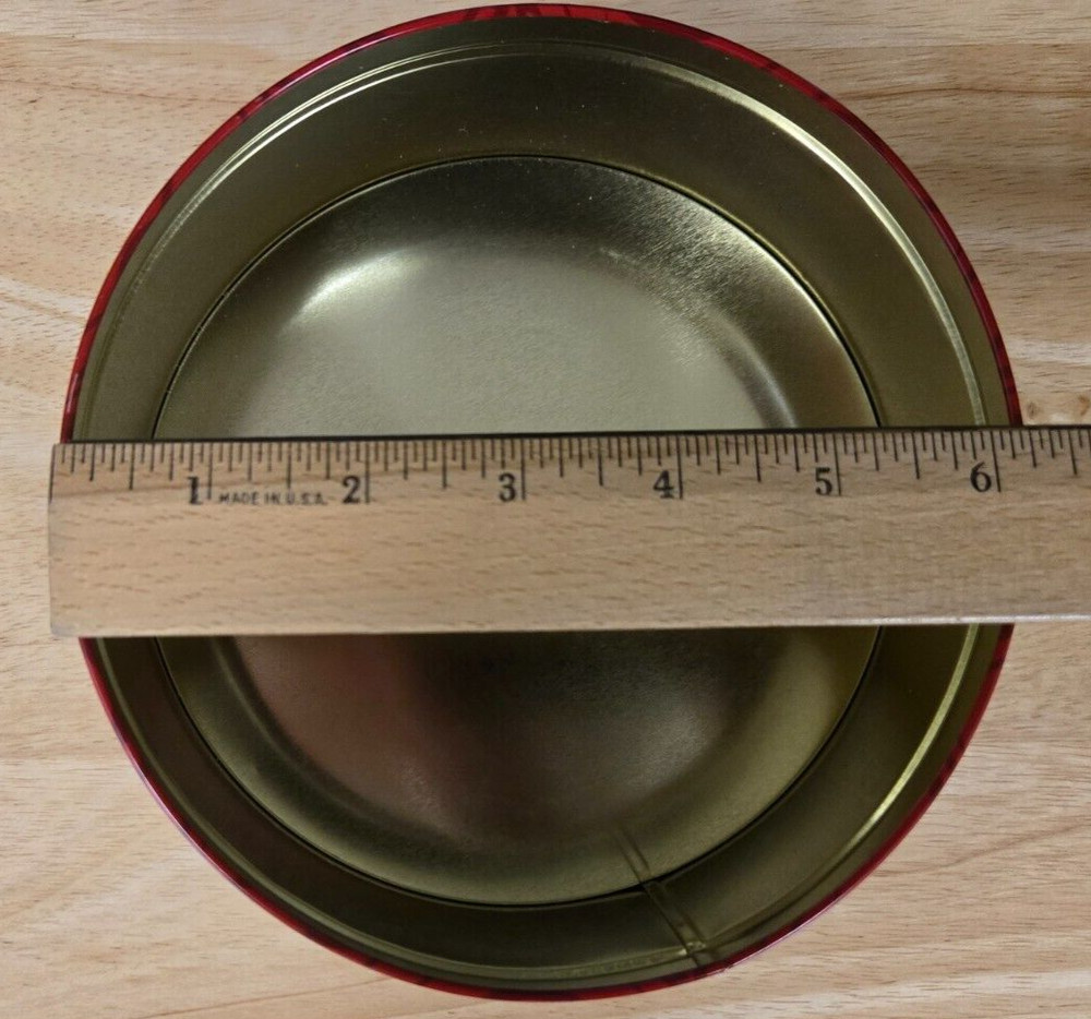 Chukar Cherries Round Empty Tin Decor