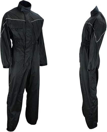 Warrior gears One Piece Motorcycle Rain Suits for Men Windproof MEDIUM MHseAtic