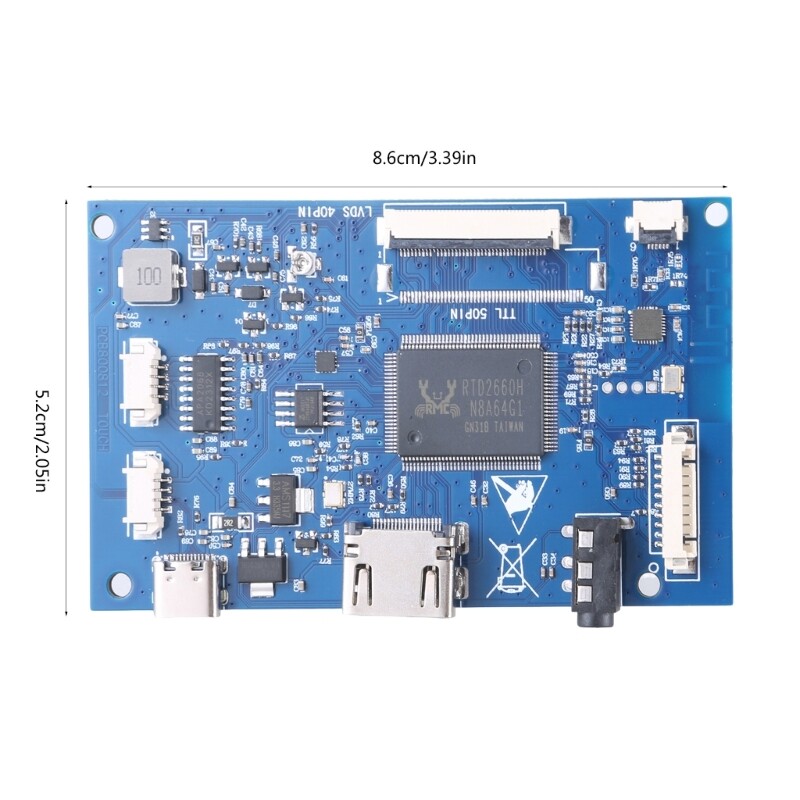 Touchable Panel Board 7" 8" 40pin LCD Screen Driver Board Controller Mainboard