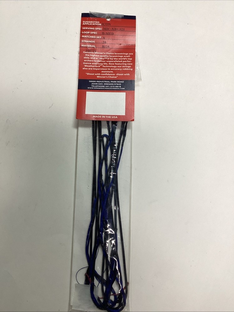 Mathews Icon Winners Choice String Set Black And Blue