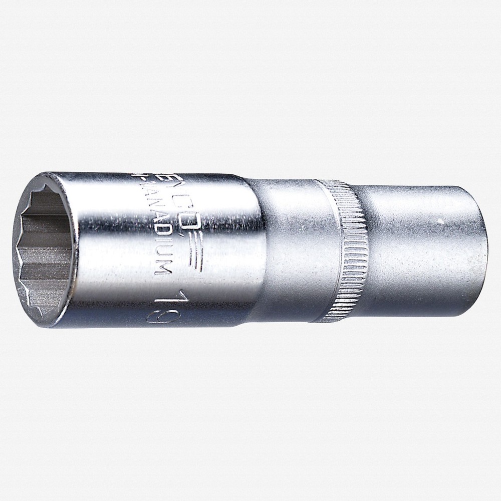 Heyco Extra Deep 1/2" Drive Metric Socket, 12mm