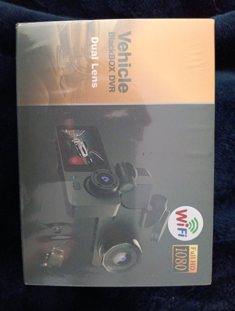 Dash Camera Dual Lense 1080 HD - Black NIB