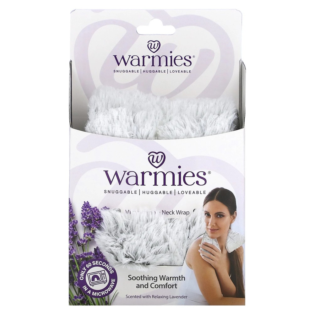 Neck Wrap, Heatable, Marshmallow Gray, 1 Wrap