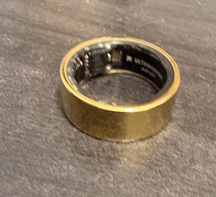 Ultrahuman AIR Size 7 Smart Ring - Bionic Gold