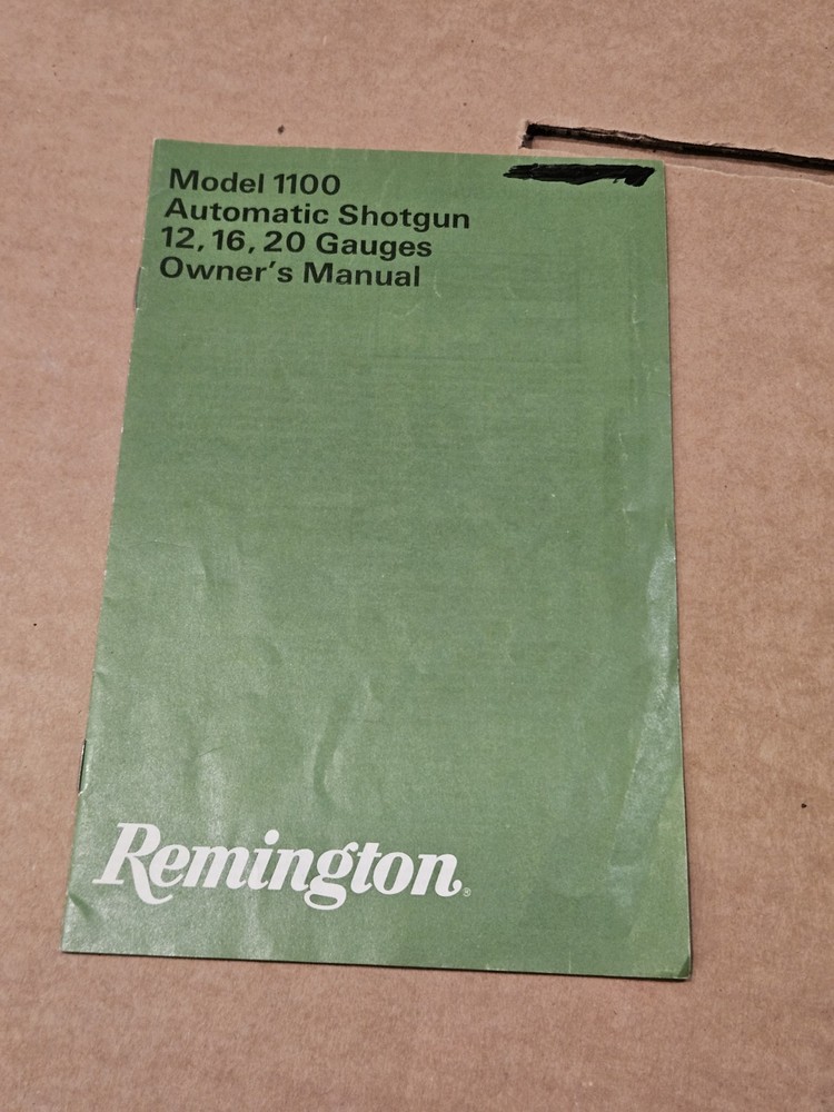 Remington 1100 Manual