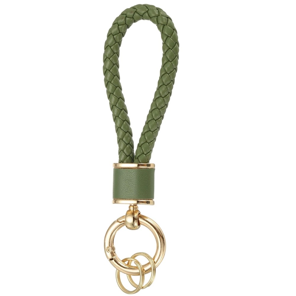 A keychain suitable for hanging on a backpack
