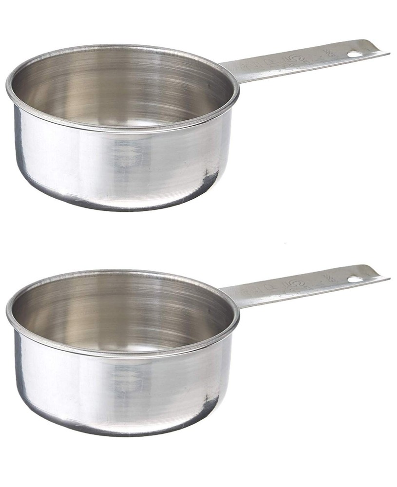 724c 1/2 Cup Stainless Steel Measuring Cup 2pack