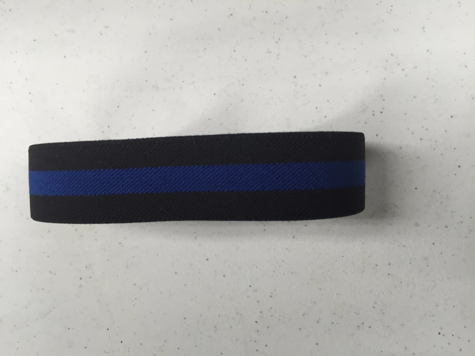 Set of 2 - Blue Line Mourning /Memorial /Support Arm Band, Elastic by Wesol