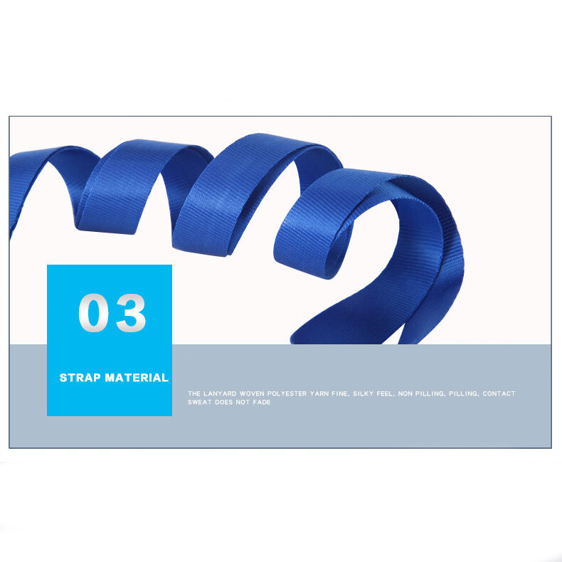 Multi Color Nylon Neck LANYARD ID Lanyard Keychain Key ID Cell Phone Holder