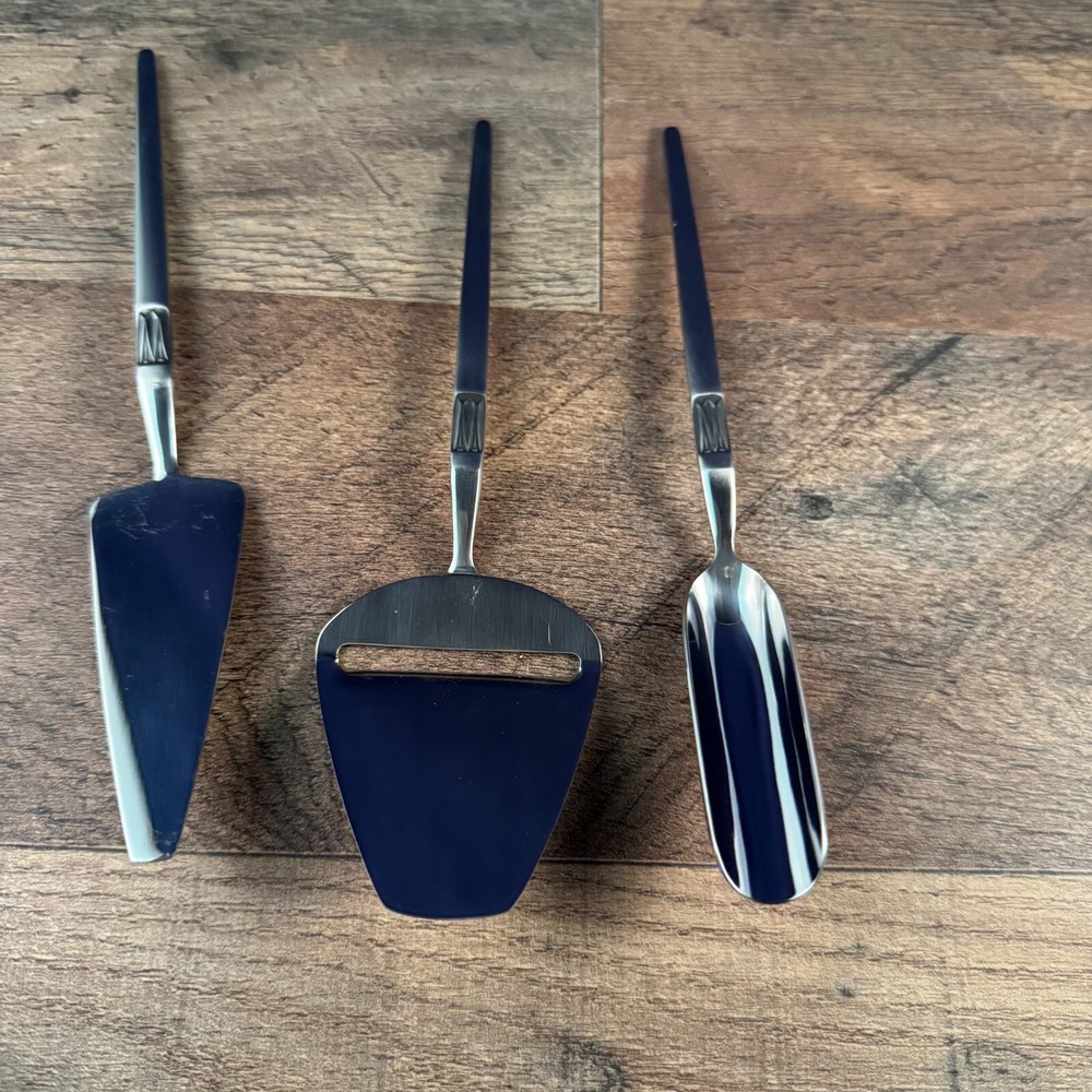 Imperial Snack Cheese Plane Scoop Buffet Server Set ARTHUR SALM Arches Pattern