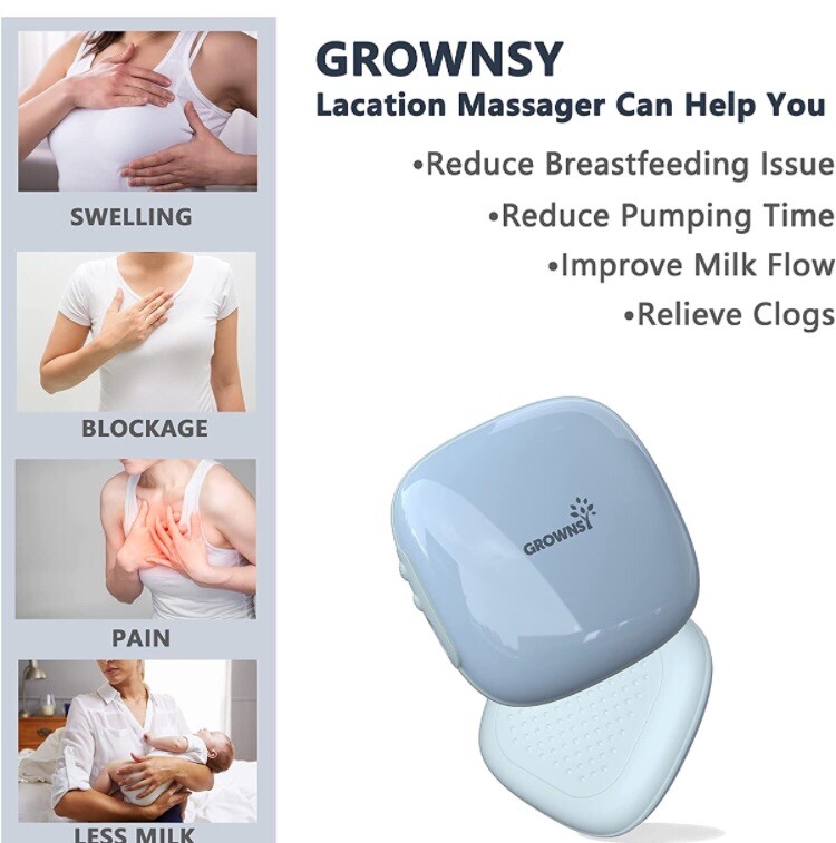 Warming Lactation Massager, Postpartum Breastfeeding Essentials