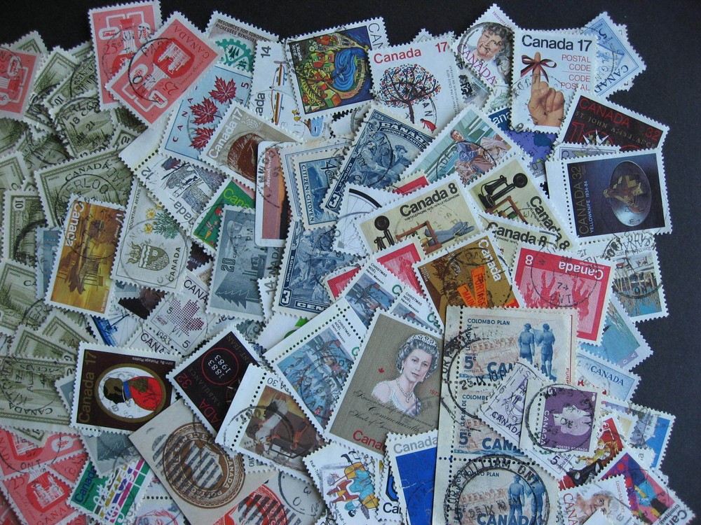 CANADA 300 Ontario cancels (mostly CDS) mixture (duplicates,mixed cond)
