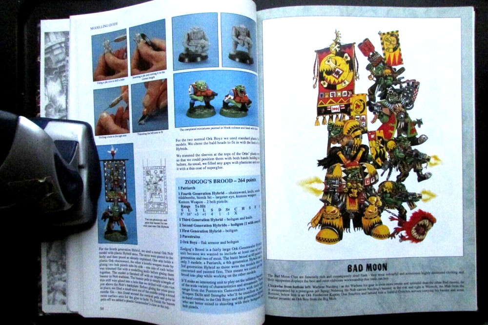 OOP Citadel / Warhammer 40k / Rogue Trader Space Orks Freebooterz Hardback Book