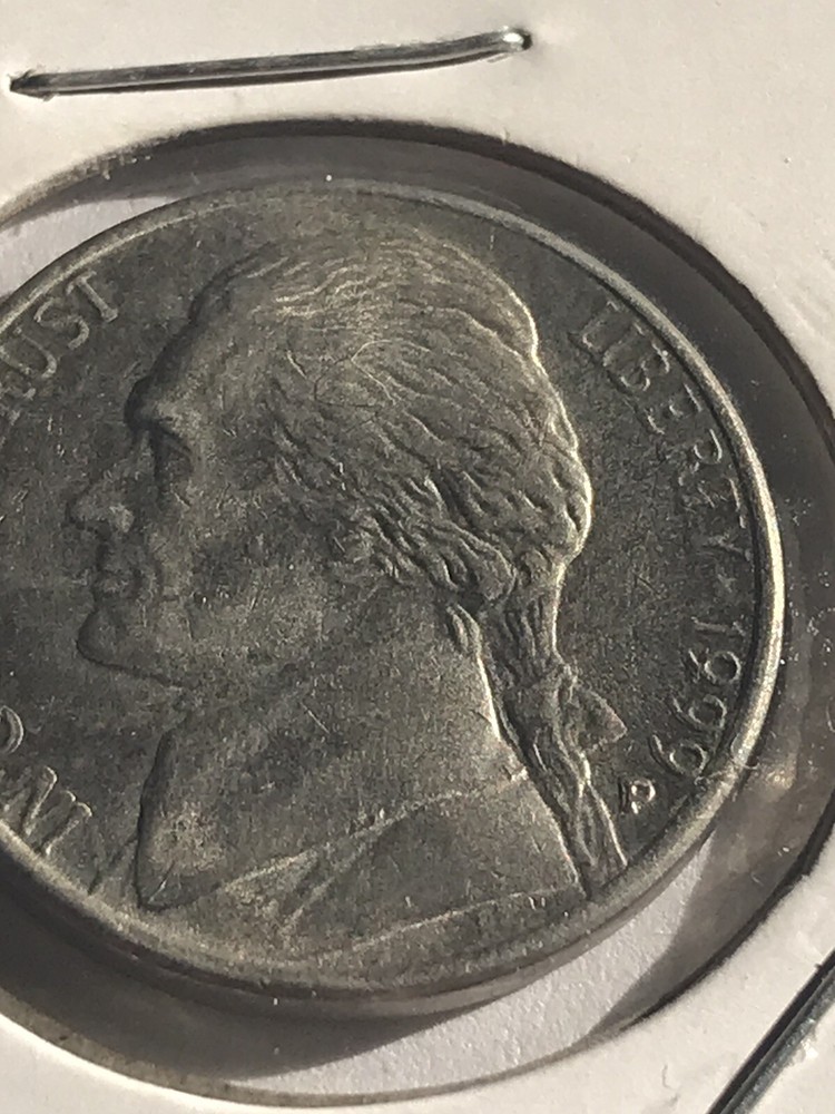 1999P Jefferson Nickel Machine/shift Doubling