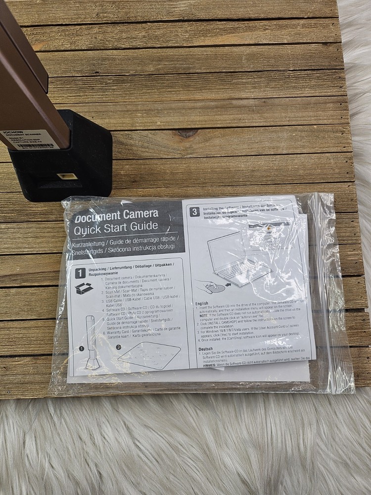 IOCHOW S1 Document Scanner Document Camera Capture Size A3