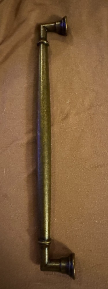 Vintage Solid Brass Drawer Pull 8” Cabinet Handle Antique Hardware Replacement