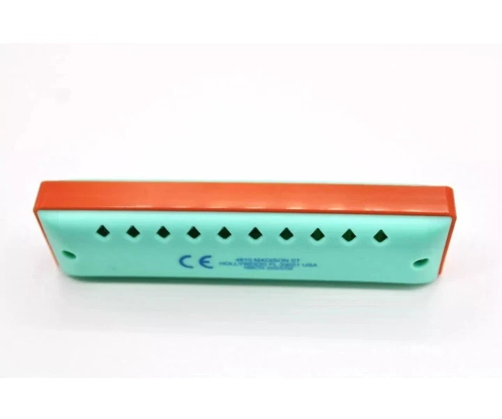J'adore Campfire Harmonica with Case - Green Mint - Brand New