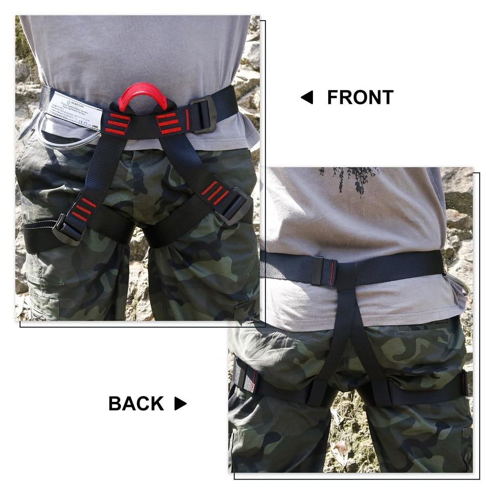 Adjustable Thickness Climbing Harness,CE Certification Wider Half Body Harness