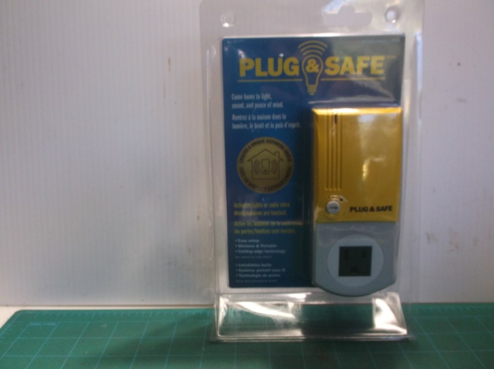 Plug & Safe PS8 Infrasonic Sound Activated Home Security Motion Sensing Device