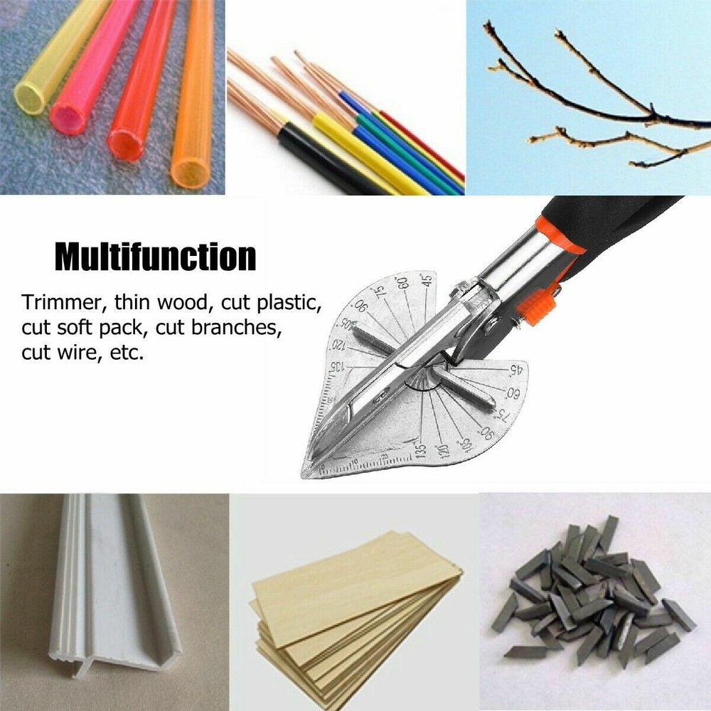 45- 135° Electrical Wire Slot Shear Buckle Mounting Multi Angle Scissors Cutter