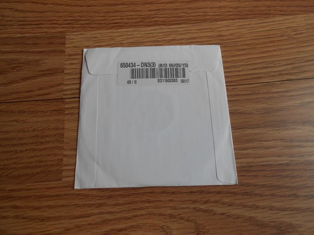 HP Compaq Windows 7 Professional SP1 64-Bit DVD System Recovery Media Software