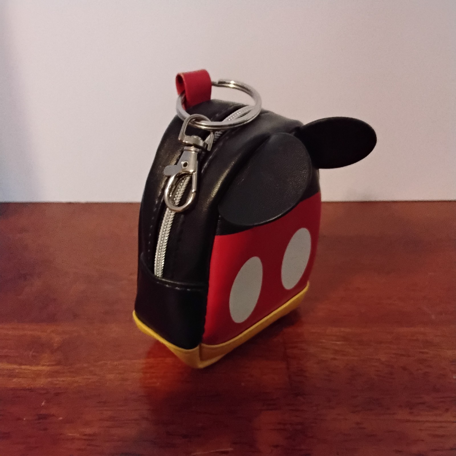 Mini Mickey Mouse Backpack Style Coin Purse Clip Attchment Disney Parks