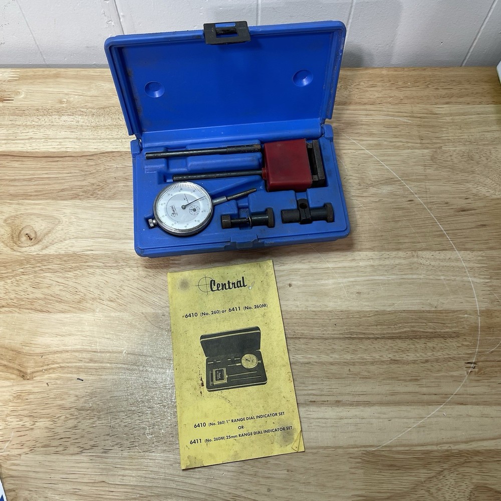 CENTRAL TOOLS  Dial Indicator Set