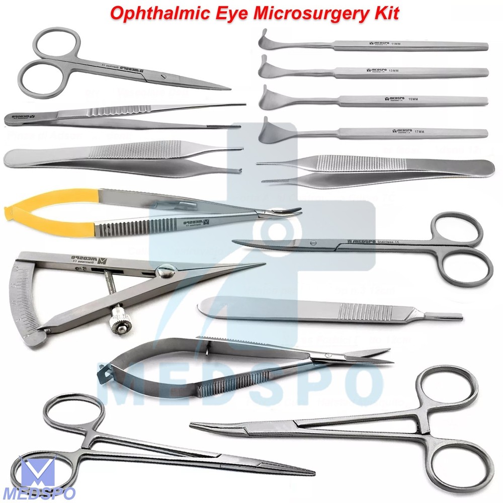 Blepharoplasty Kit Plastic Surgery Micro Eye Surgery Ophthalmic Instruments Set