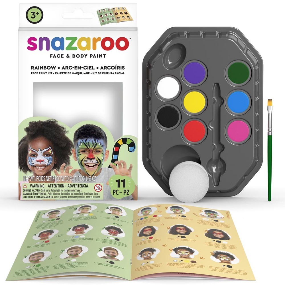 Snazaroo Face Paint Rainbow Set