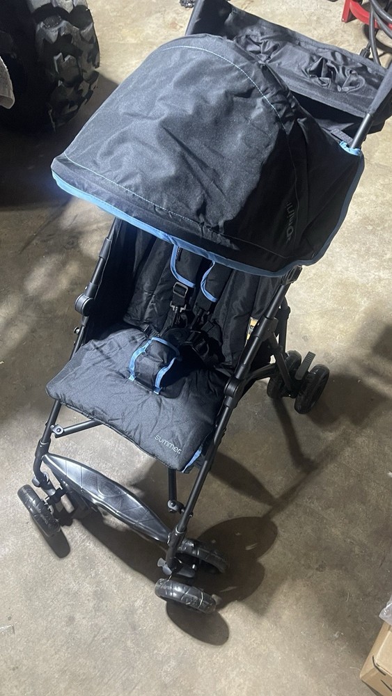 Summer by 3D Mini Convenience Stroller Blue Lightweight Umbrella Compact Fold