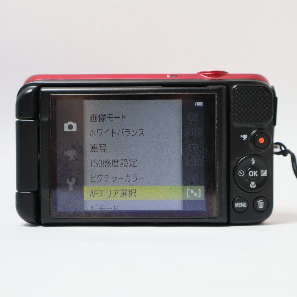 Nikon COOLPIX S6600 Red Compact Digital Camera Tested Excellent Condition