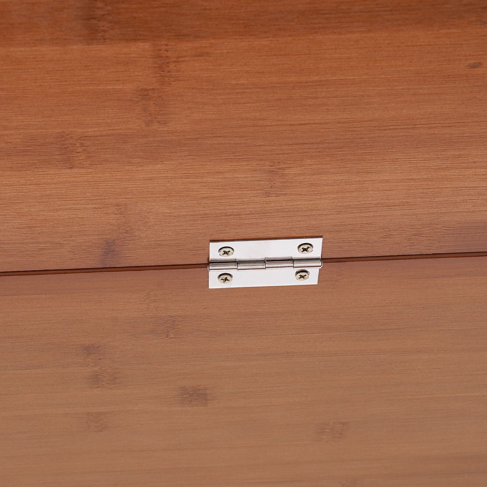 Foldable Bamboo Desk ?C Space-Saving Home Office Writing Workstation