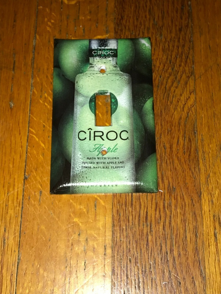 IMPORTED CIROC APPLE VODKA Bottle Light Switch Cover Plate