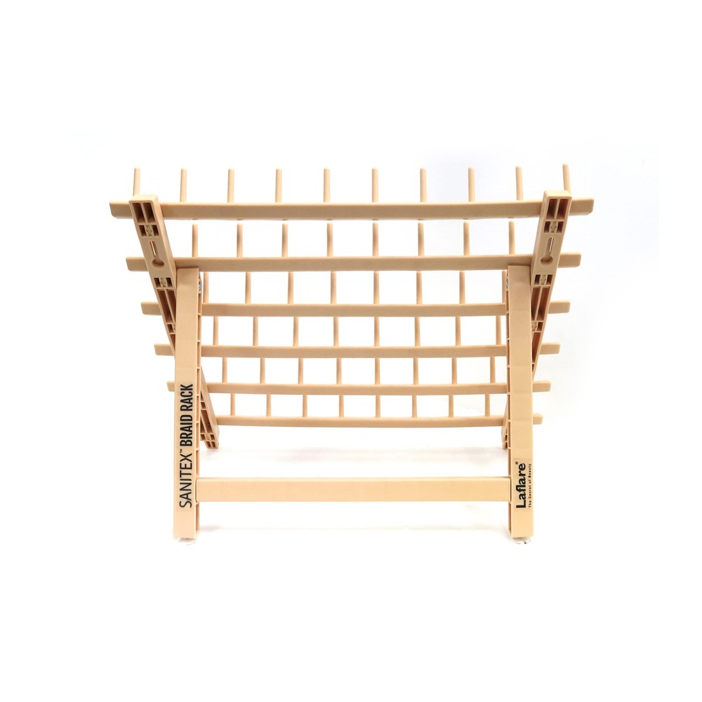 Versatile Hair Braiding Rack Self Standing Wall Mount Display Organizer 60 Sp...