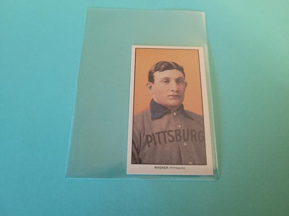 !!!      HONUS WAGNER  REPRINT  BASEBALL CARD   $$