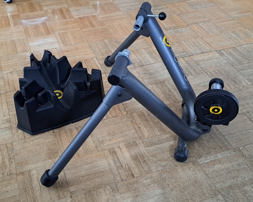 Cycle Ops Foldable Bike Trainer with Block Riser