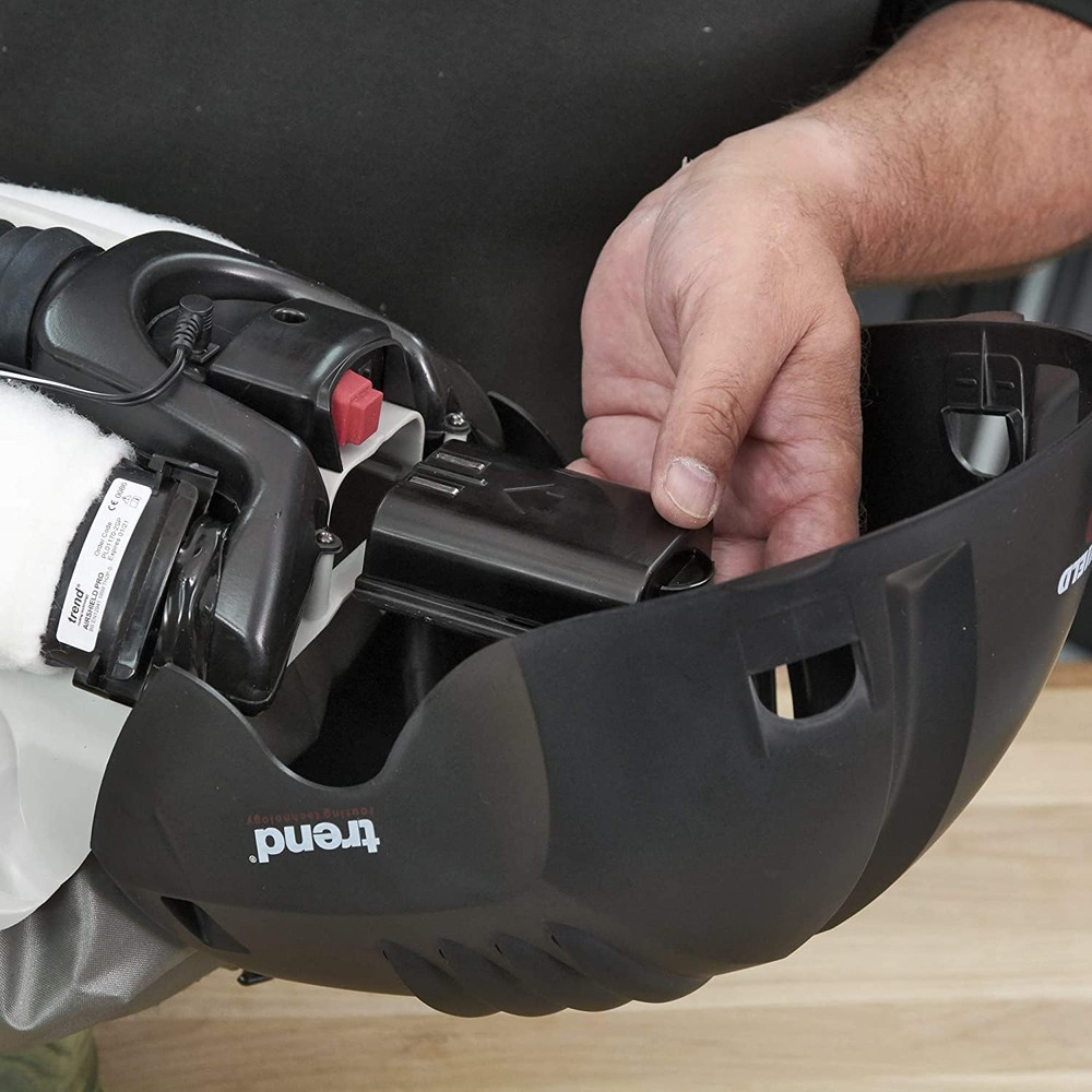 Airshield Pro Full Faceshield, Dust Protector, Battery Powered Air Circulating M