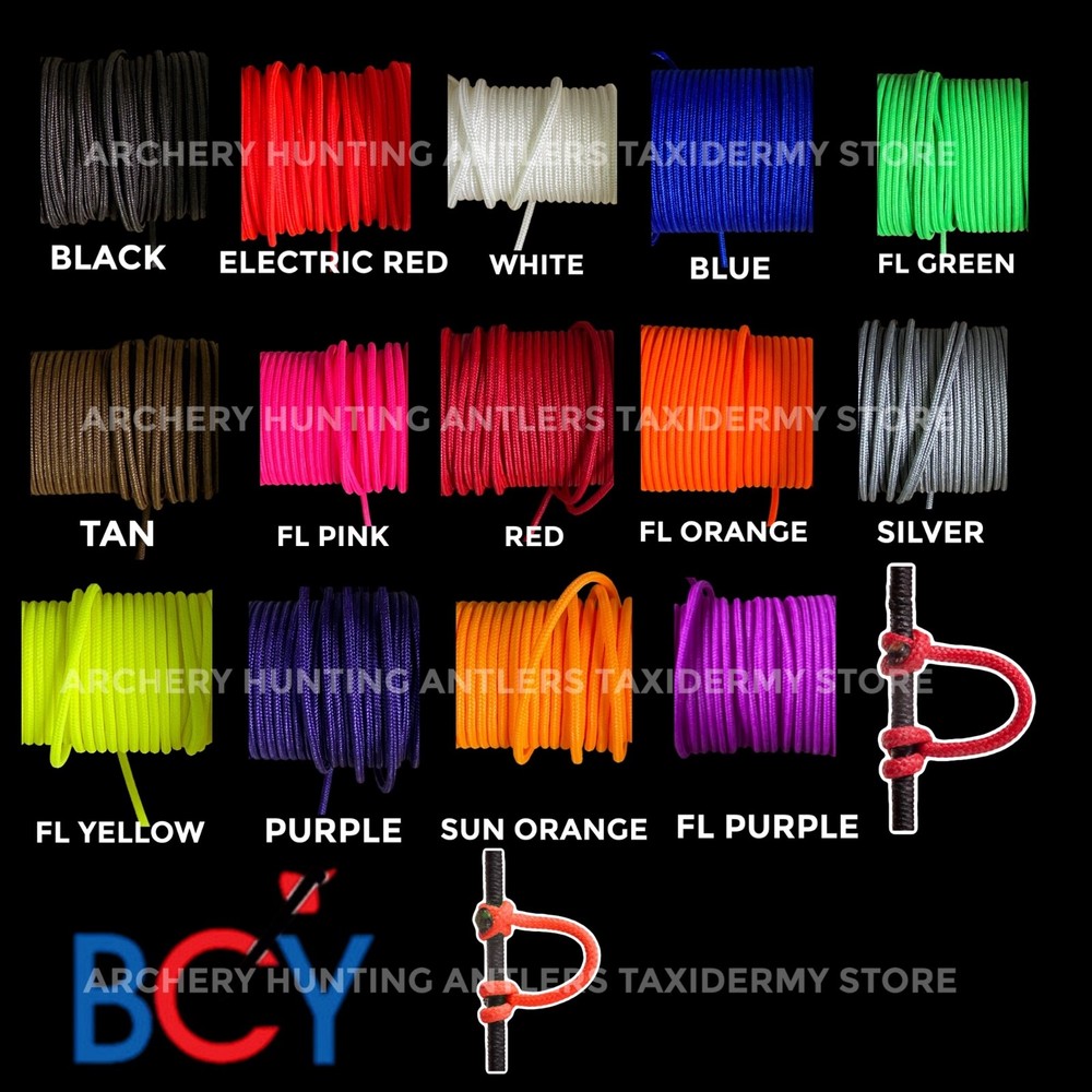 BCY # 24 Archery Bowstring Bow String RELEASE D LOOP ROPE Cord Compound 60" Pack