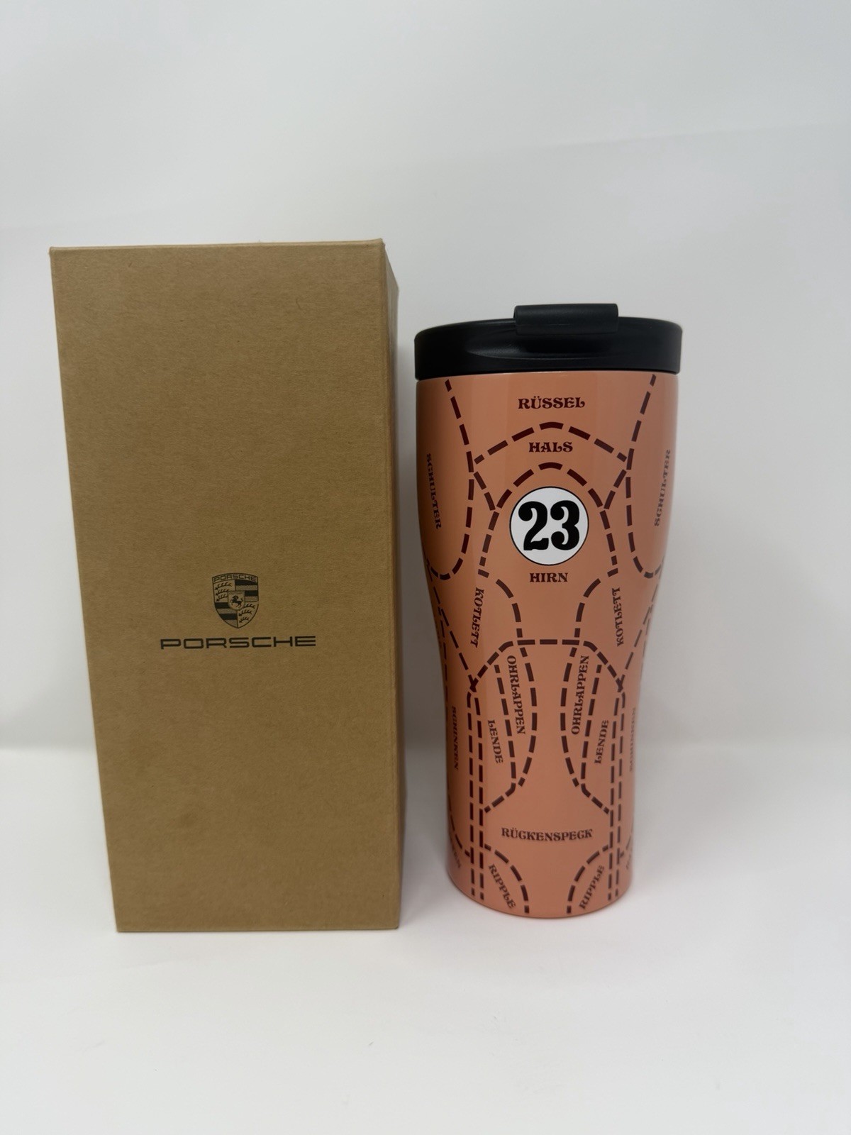 Genuine Porsche Thermal Mug Pink Pig WAP0506250L917 same day free shipping