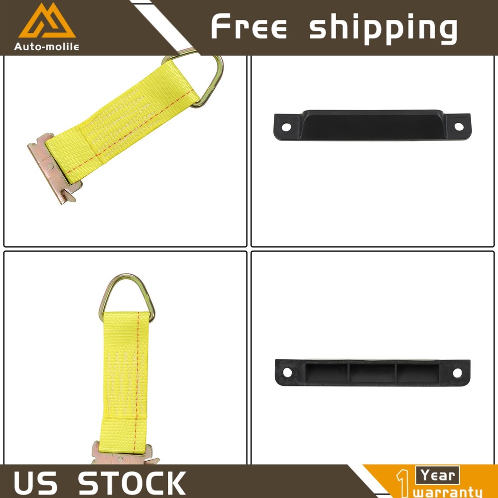 Durable 32 Pack 8' E Track Tie Down Rail Syste Portable Multi Purpose Galvanized