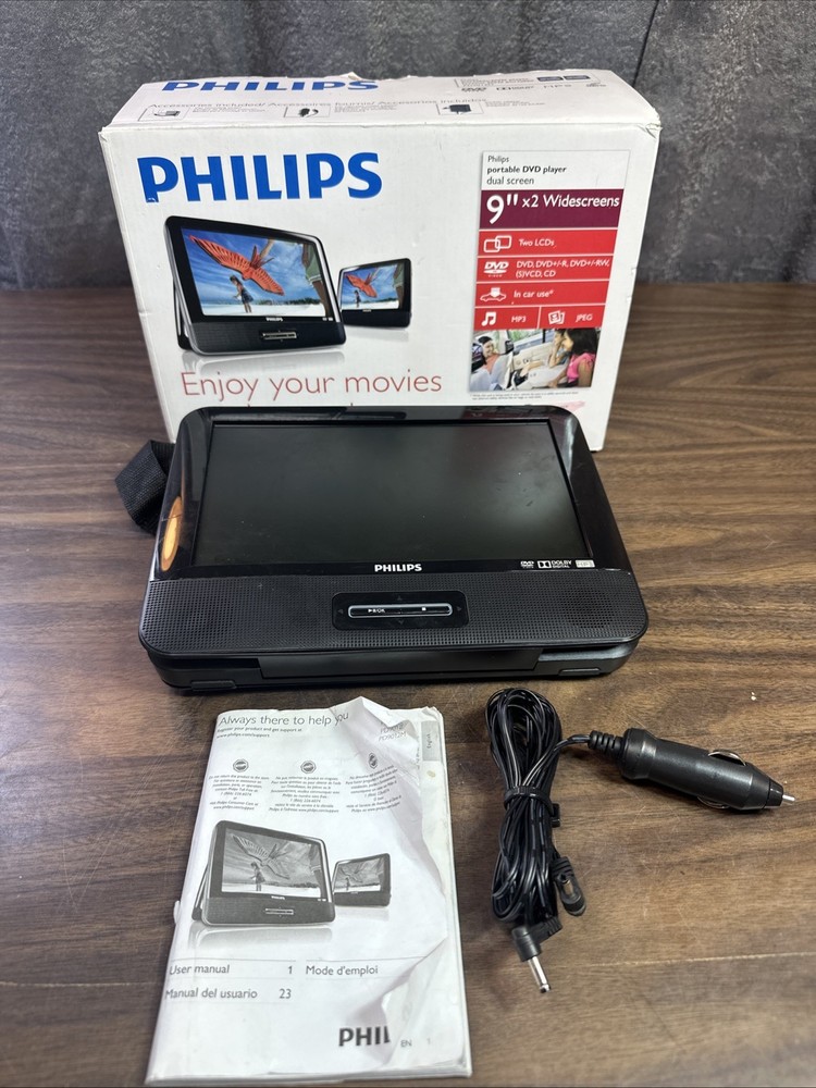 Philips PD9012M/37 9" LCD Portable DVD Player, Does Not Include Second Screen