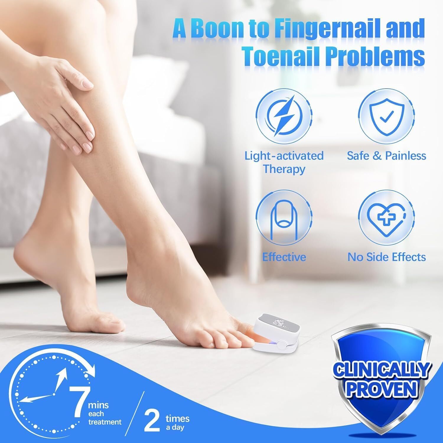 Advanced Nail Fungus Laser Removal Device For Toe And Finger Fungal Infection