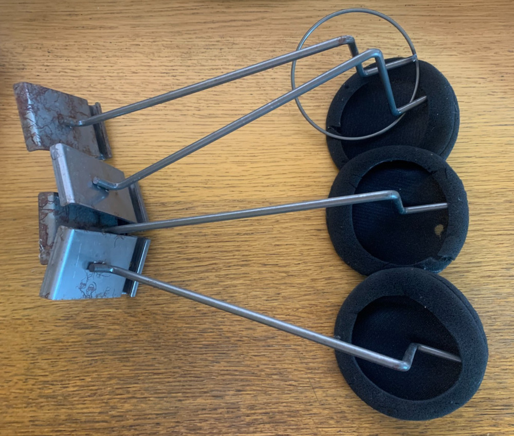 Gridwall Hat Display Hook Chrome Single Cap Holder for Retail Display Panel 4 Pc