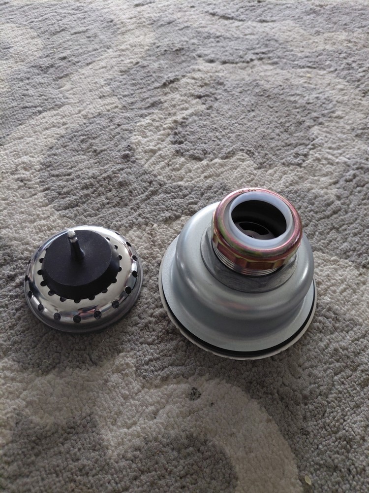 EZ-FLO Double Cup Kitchen Sink Drain Assembly 3-1/2" Sink Strainer