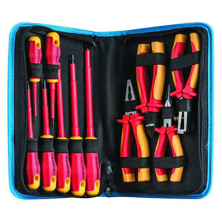 Jonard Tools Tk-110Ins 11 Pc Insulated Tool Set, Includes Pliers And